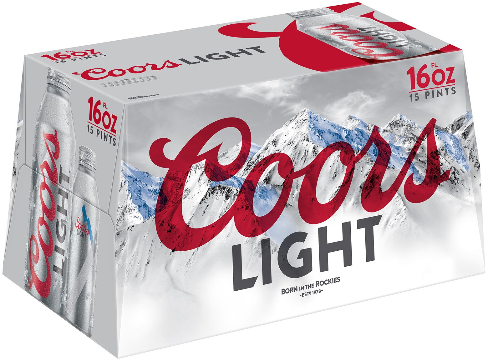 images/beer/DOMESTIC, IMPORTED BEER, OTHERS BEERS/Coors Light 16oz Aluminum Bottles 15pk.jpg